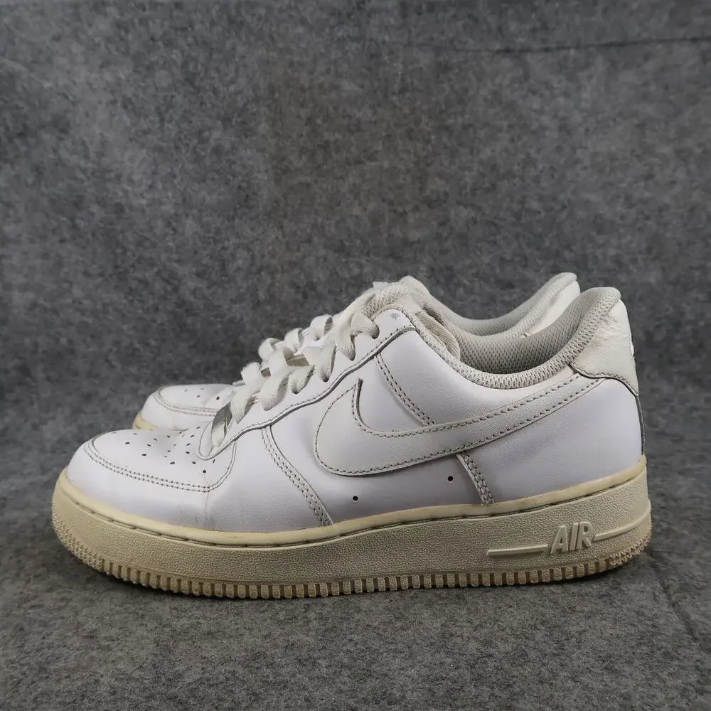 Nike Shoes Womens 7.5 Air Force 1 Low Sneakers Casual White Trainer Lace Up